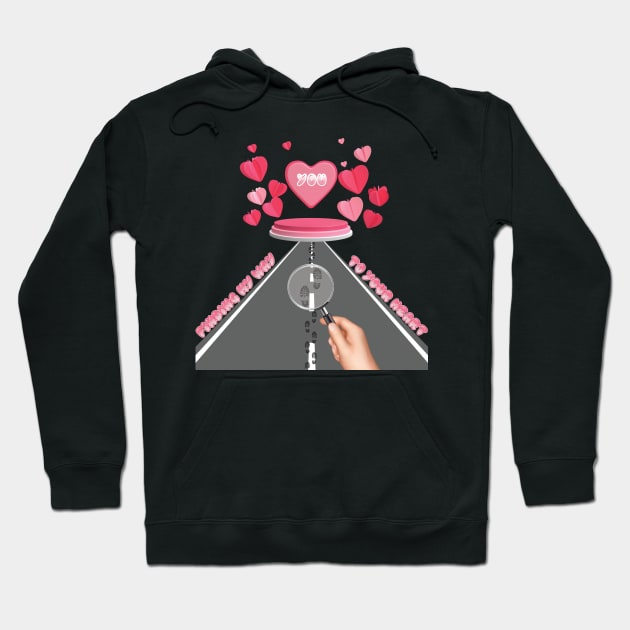 Love Trail to Valentine Hoodie by MagesticLuminous